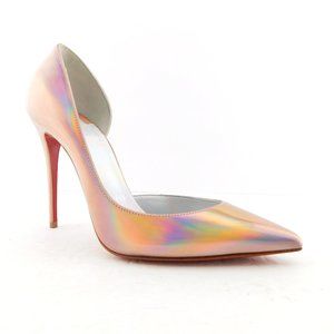 Unworn CHRISTIAN LOUBOUTIN Iridescent Rose Pumps 36